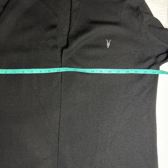 All Saints Black Merino Wool Sweater size Large - Picture 10 of 12